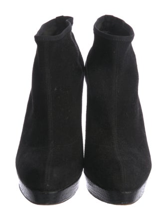 Stuart Weitzman Suede Studded Accents Boots