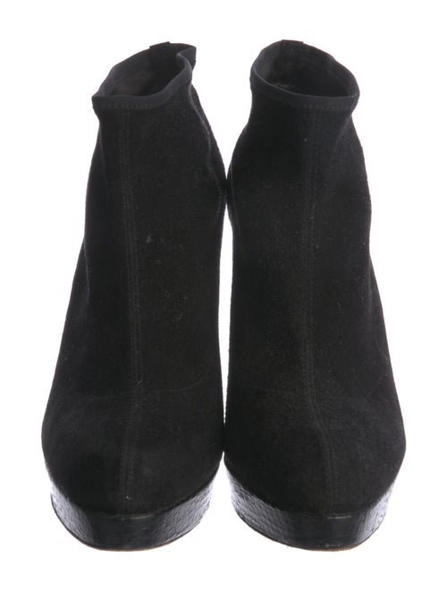 Stuart Weitzman Suede Studded Accents Boots