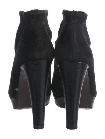 Stuart Weitzman Suede Studded Accents Boots