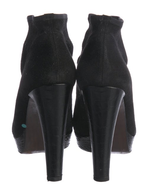 Stuart Weitzman Suede Studded Accents Boots