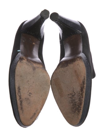 Stuart Weitzman Suede Studded Accents Boots