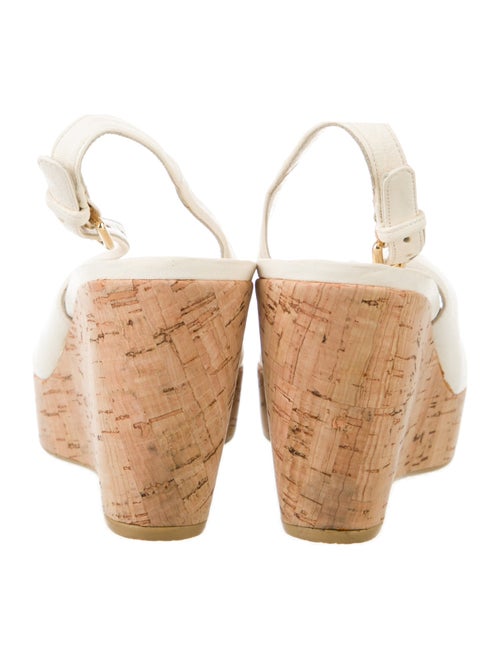 Stuart Weitzman Leather Slingback Sandals