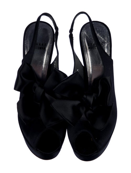 Stuart Weitzman Satin Slingback Pumps