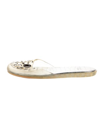 Stuart Weitzman Rubber Slippers