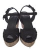 Stuart Weitzman Embossed Leather Slingback Sandals