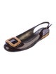 Stuart Weitzman Patent Leather Slingback Flats