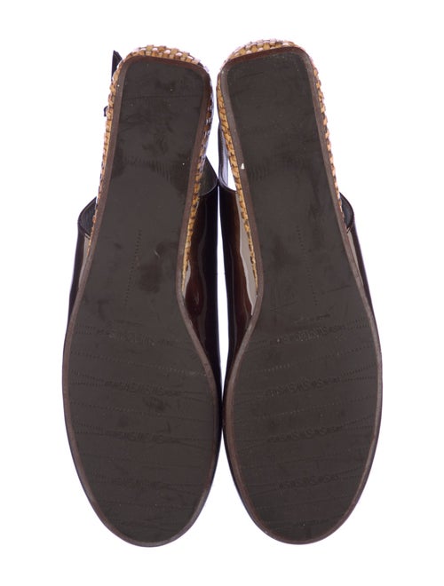 Stuart Weitzman Patent Leather Slingback Flats