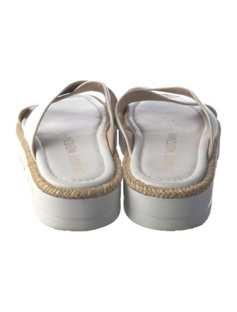 Stuart Weitzman Leather Slides