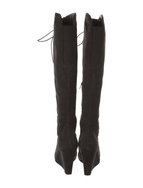 Stuart Weitzman Suede Lace-Up Boots