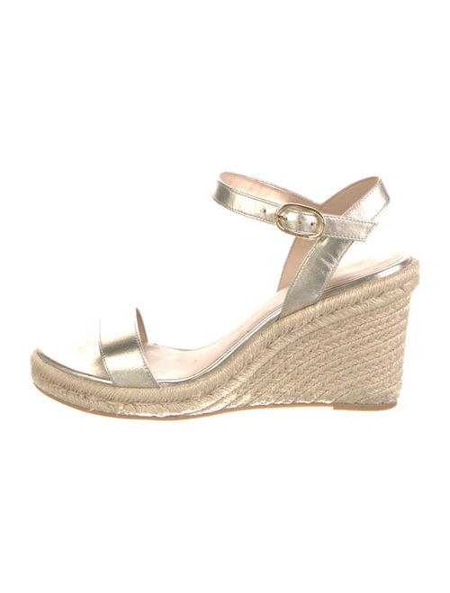 Stuart Weitzman Leather Espadrilles