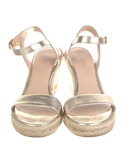 Stuart Weitzman Leather Espadrilles