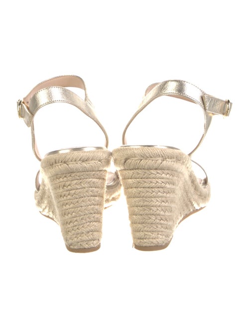 Stuart Weitzman Leather Espadrilles