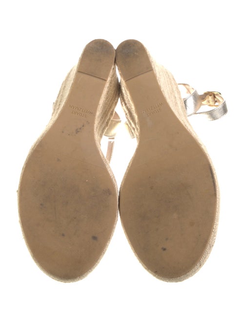Stuart Weitzman Leather Espadrilles