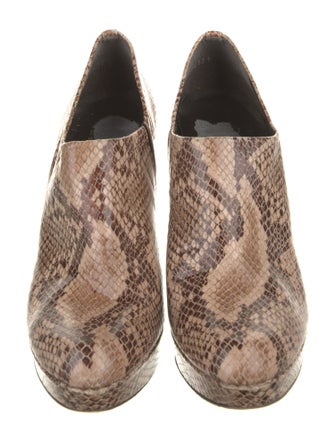 Stuart Weitzman Leather Animal Print Boots