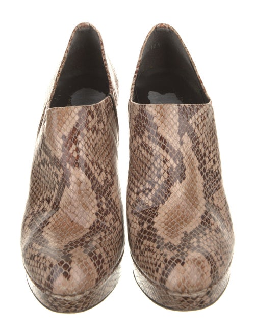 Stuart Weitzman Leather Animal Print Boots
