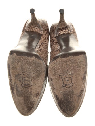 Stuart Weitzman Leather Animal Print Boots