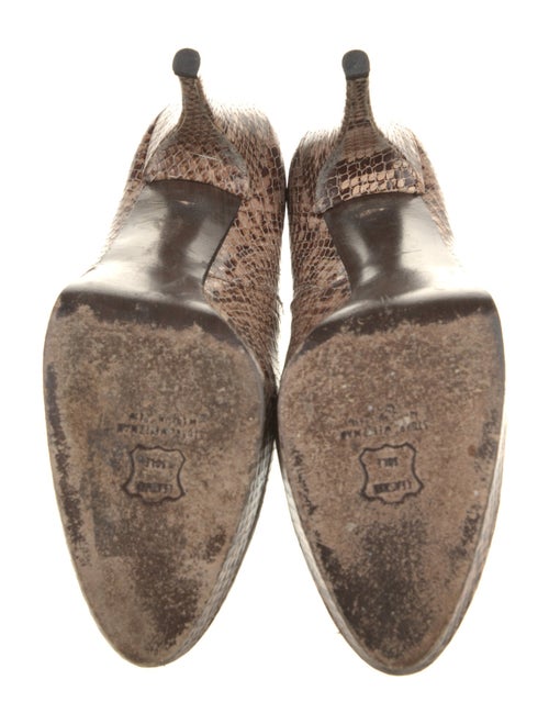 Stuart Weitzman Leather Animal Print Boots