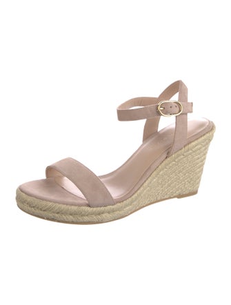 Stuart Weitzman Suede Espadrilles