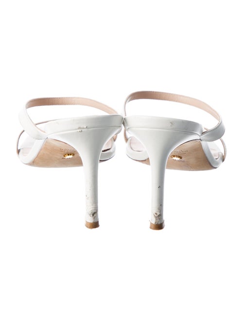 Stuart Weitzman Leather Slides