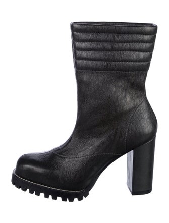 Stuart Weitzman Leather Sock Boots