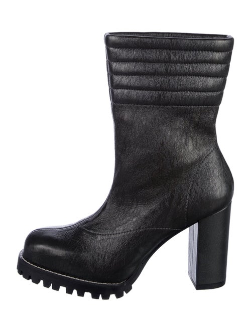 Stuart Weitzman Leather Sock Boots