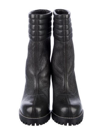 Stuart Weitzman Leather Sock Boots