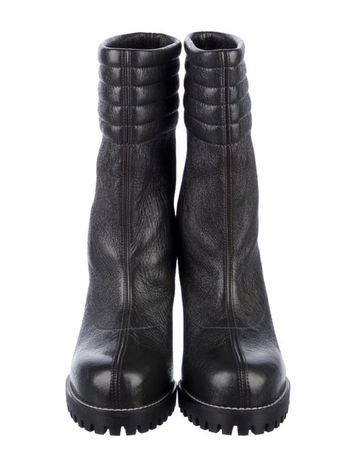 Stuart Weitzman Leather Sock Boots