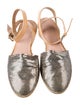 Stuart Weitzman Leather Printed Espadrilles