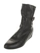 Stuart Weitzman Leather Moto Boots