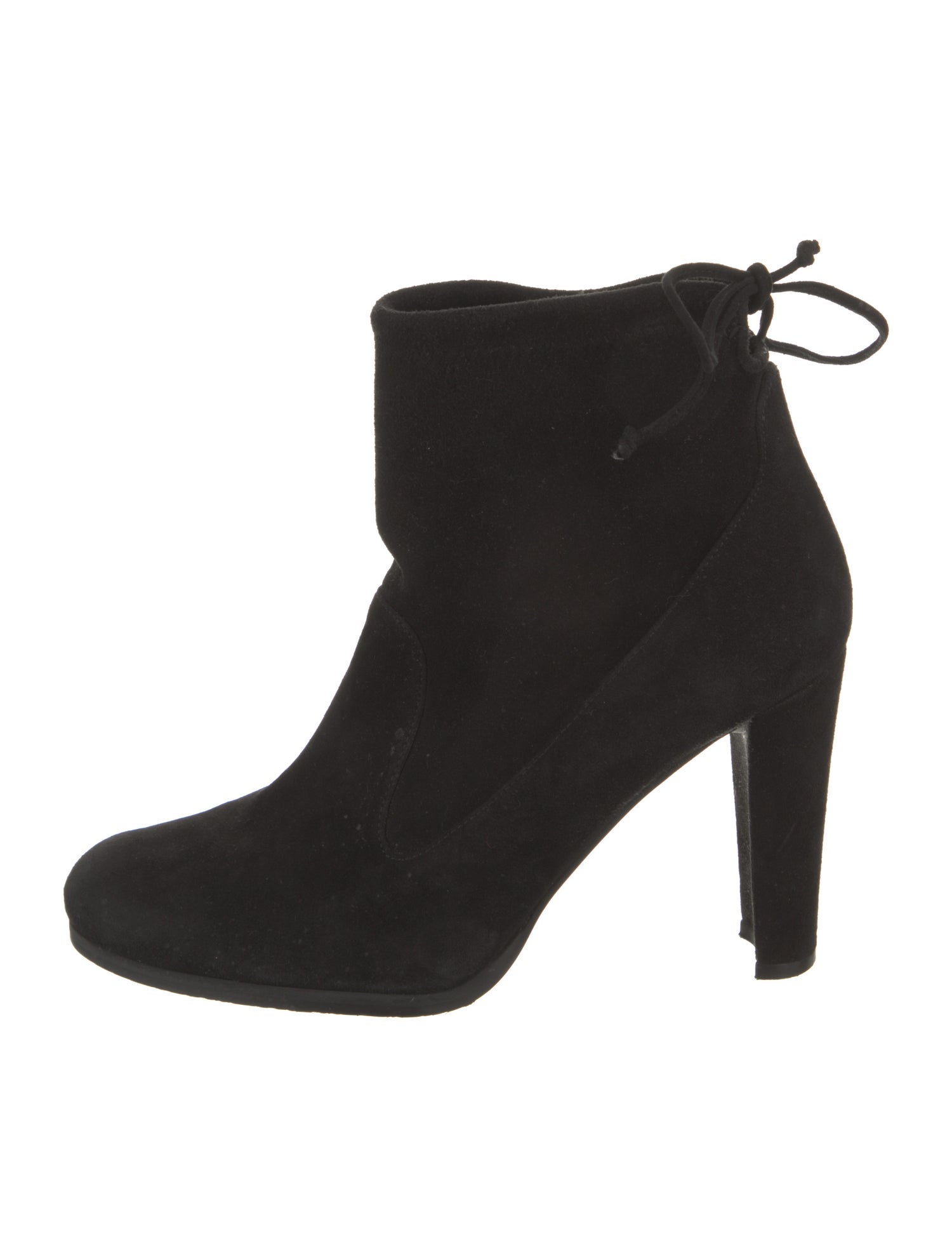 Stuart Weitzman Suede Lace-Up Boots