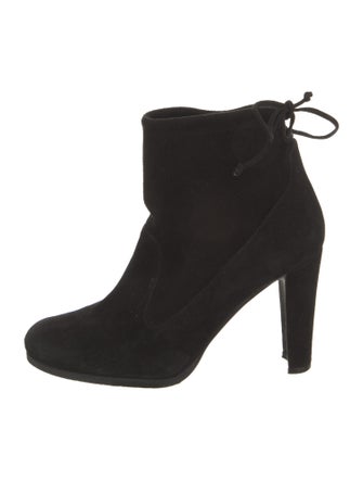 Stuart Weitzman Suede Lace-Up Boots