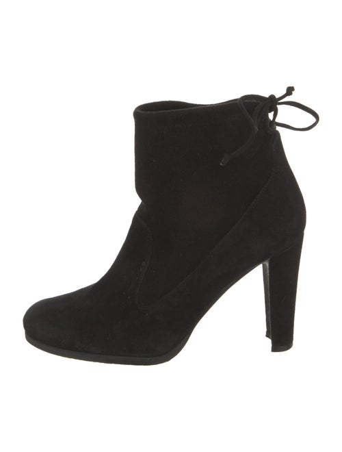 Stuart Weitzman Suede Lace-Up Boots