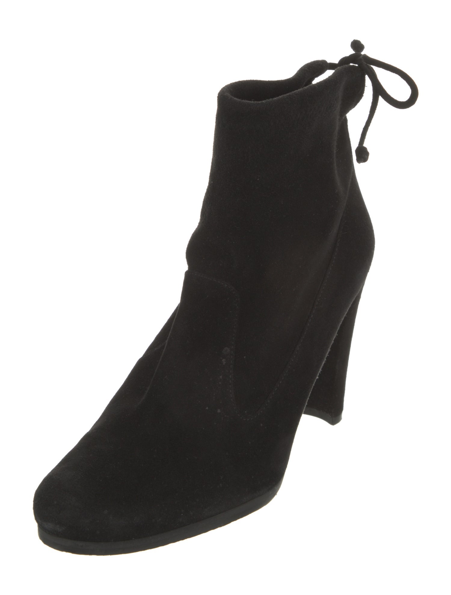 Stuart Weitzman Suede Lace-Up Boots