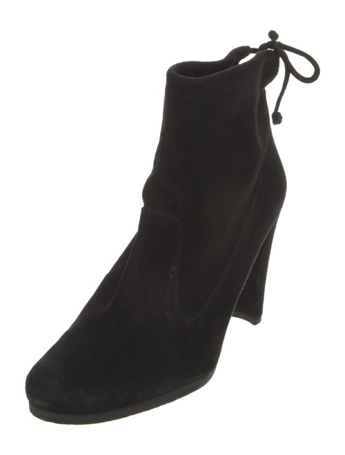Stuart Weitzman Suede Lace-Up Boots