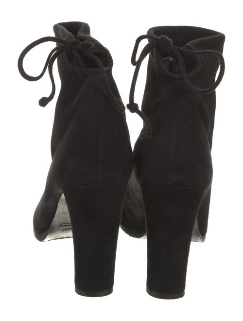 Stuart Weitzman Suede Lace-Up Boots