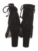 Stuart Weitzman Suede Lace-Up Boots