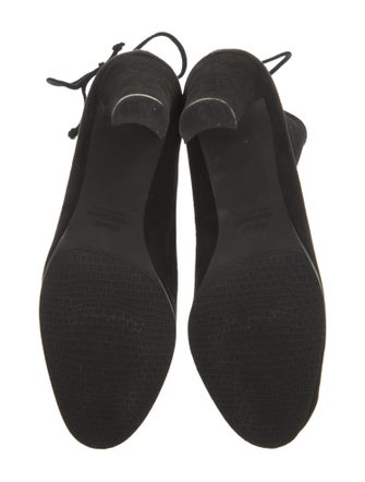 Stuart Weitzman Suede Lace-Up Boots