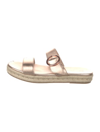 Stuart Weitzman Leather Espadrilles