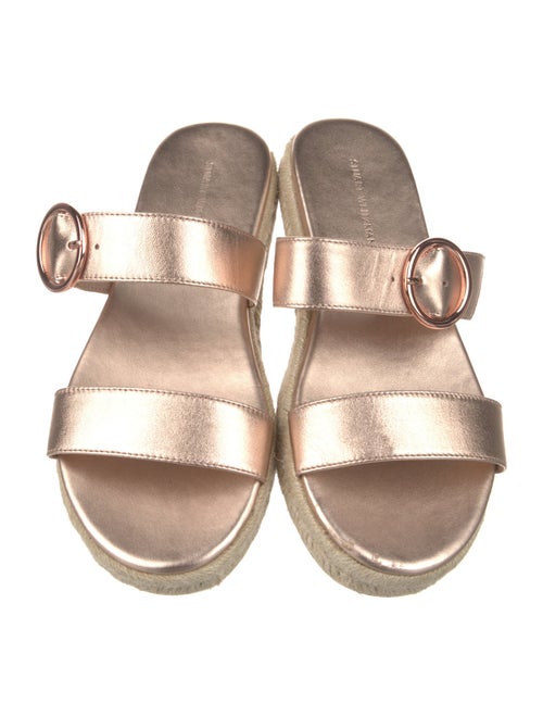 Stuart Weitzman Leather Espadrilles