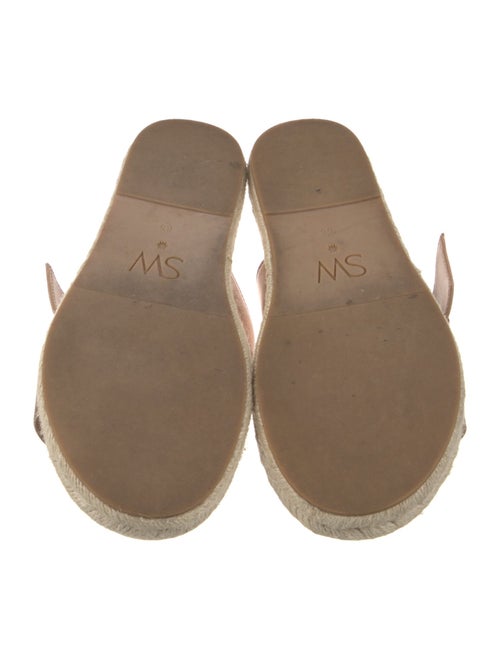 Stuart Weitzman Leather Espadrilles