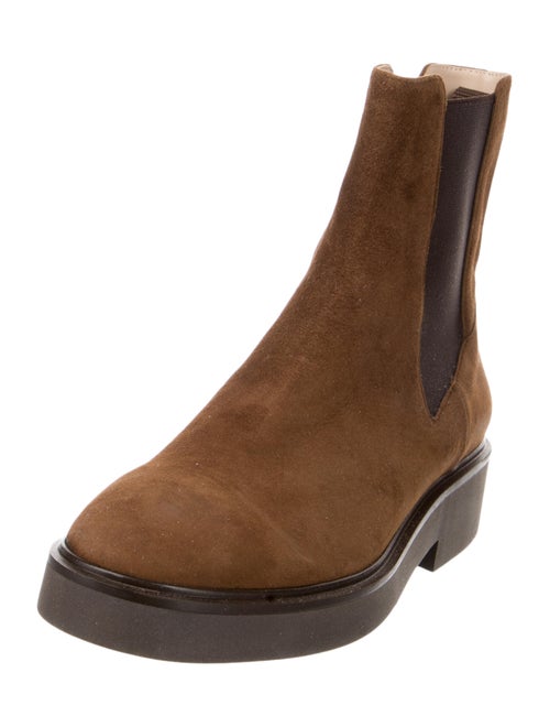 Stuart Weitzman Suede Chelsea Boots