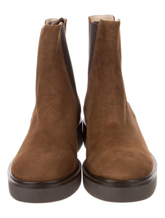 Stuart Weitzman Suede Chelsea Boots
