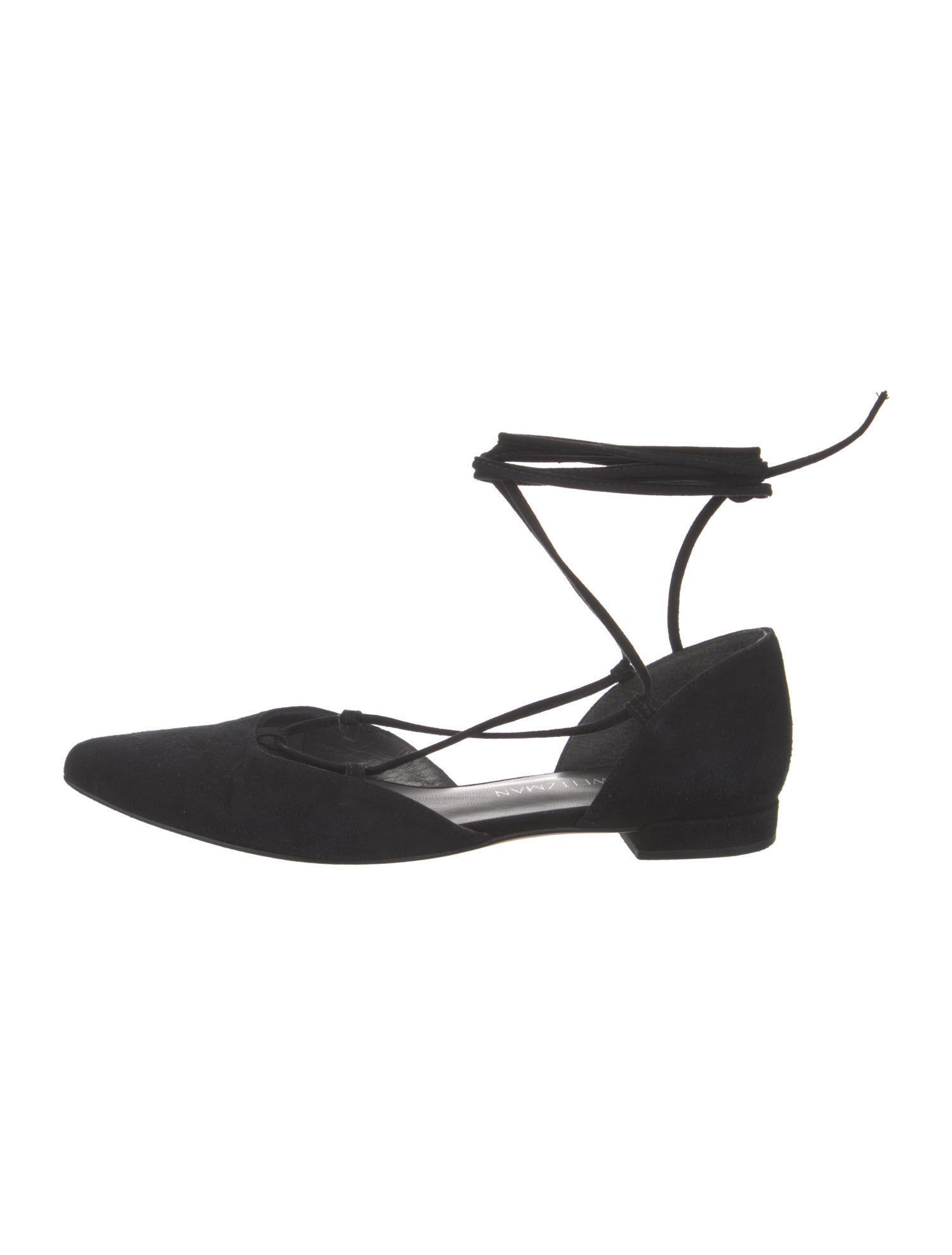 Stuart Weitzman Suede D'Orsay Flats