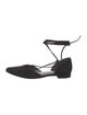 Stuart Weitzman Suede D'Orsay Flats