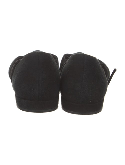 Stuart Weitzman Suede D'Orsay Flats