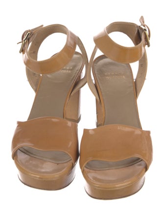 Stuart Weitzman Patent Leather D'Orsay Pumps