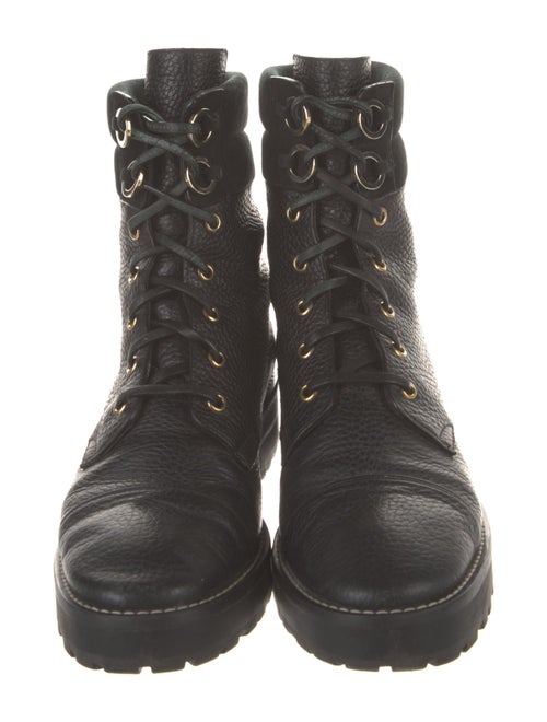 Stuart Weitzman Leather Combat Boots
