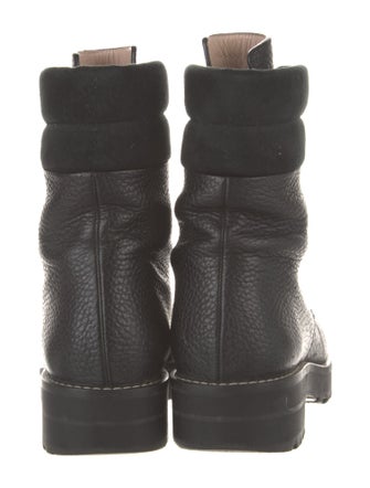 Stuart Weitzman Leather Combat Boots