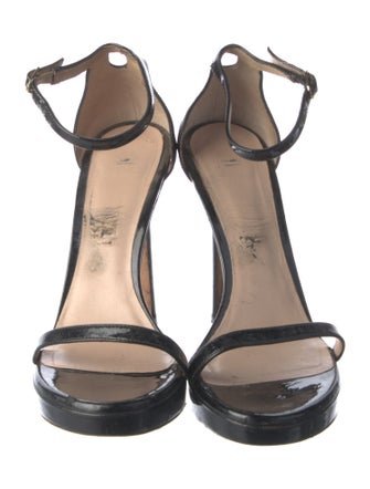 Stuart Weitzman Patent Leather Sandals