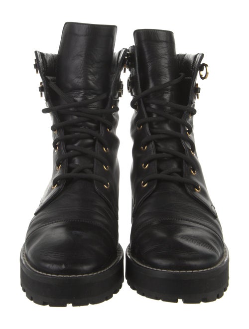 Stuart Weitzman Leather Combat Boots